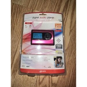 GPX Digital Media Player - MP3 & WMA - 2GB Memory / Hot Pink - Sealed New!